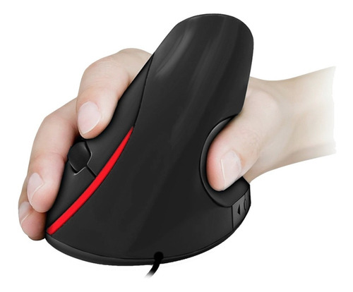 Imagen 4 de 6 de Mouse Vertical Ergonómico Con 5 Botones Evita Túnel Carpiano