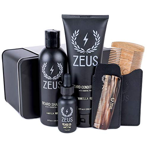 Zeus Executive Beard Care Kit - Herramientas De Aseo Y Juego