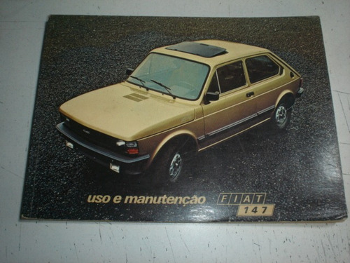 Manual Fiat 147 1981 1982 Original C Cl Top Racing 1050 1300