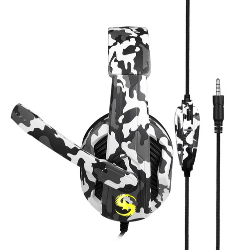 Imagen 5 de 6 de Auriculares P/videojuegos Kubite T-173 Cableados 3.5 Mm