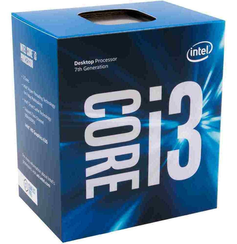 Processador gamer Intel Core i3-7100 BX80677I37100 de 2 núcleos e 3.9GHz de frequência com gráfica integrada