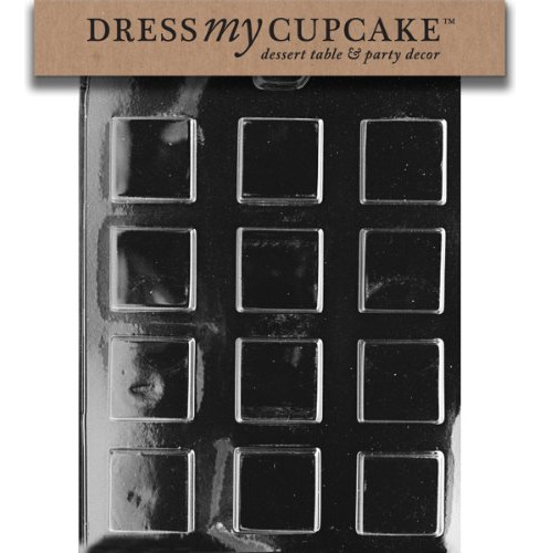 Molde Para Caramelos De Chocolate Dress My Cupcake, Cuadrado