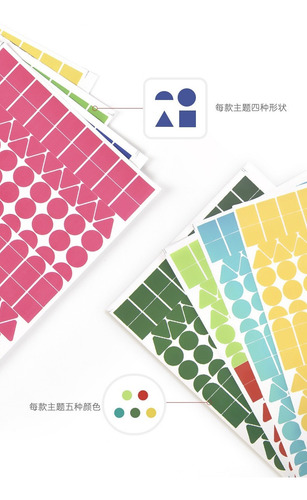 Stickers Geometricos, Oceano Mideer