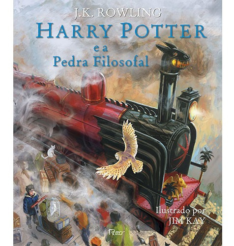 Livro Harry Potter E A Pedra Filosofal - Edição Ilustrada