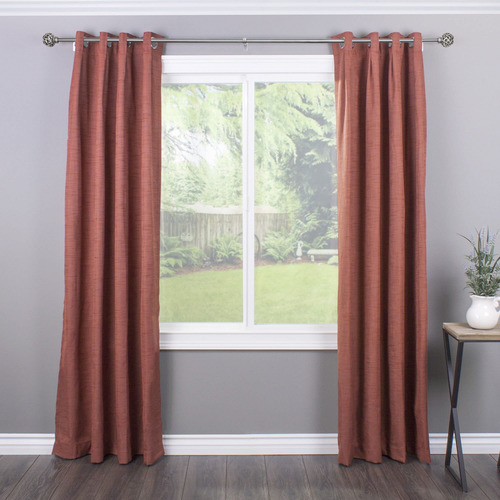 Juego De Cortinero 1.6cm 28-48 Pulgadas Color Plateado Venec