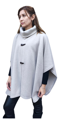 Poncho Polar Mujer Con Cuello Alto Calidad Premium
