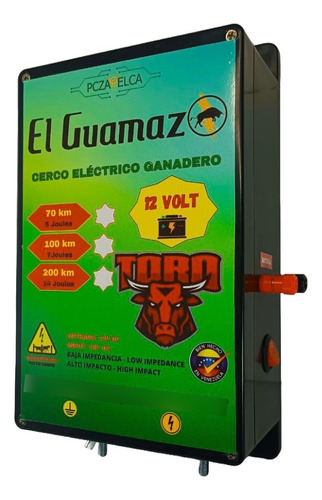 Electrificador 12v Cerca Ganadera Energizador Impulsor 100km