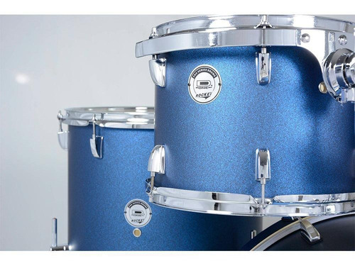 Bateria Acústica D One Rocket Dr22 Bumbo 22 Bss Pedal Banco