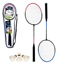 Comprar Kit Raquetes Badminton Completo Bolas Petecas Bolsa