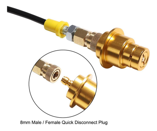 Fweaad Manguera Del Conector De La Botella De Recarga Del