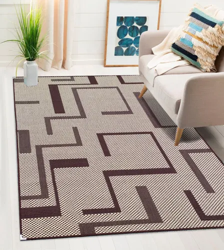 comprar Tapete Sala Quarto 3,00x2,00 Não Escorrega Sisal Sem Pelos. Comprimento 3 M Cor Chocolate Desenho Do Tecido Labirinto 300x200 Largura 2 M