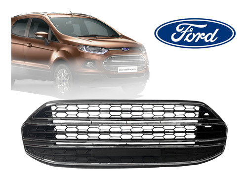 Parrilla De Parachoque Cromada De Ford Ecosport 2013 Al 2017