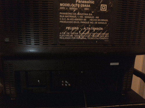 Televisor A Color 29 Tc_29a9a- Panablack-680mm Con Mesa