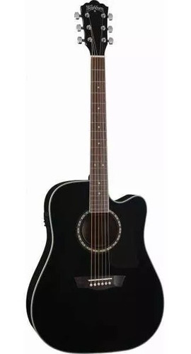 Guitarra Washburn Electroacustica Ad5 Ce Negra. Envios