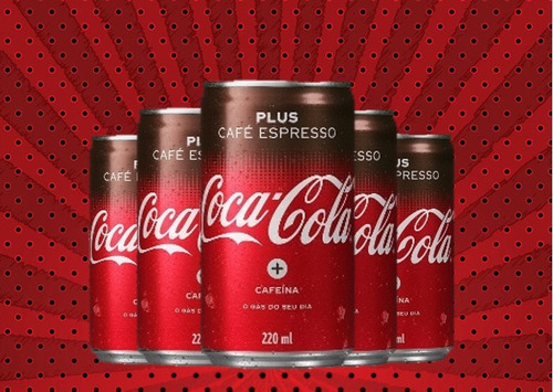 Nova Coca Cola Plus Café Expresso 220ml (40% + Cafeina) 6un