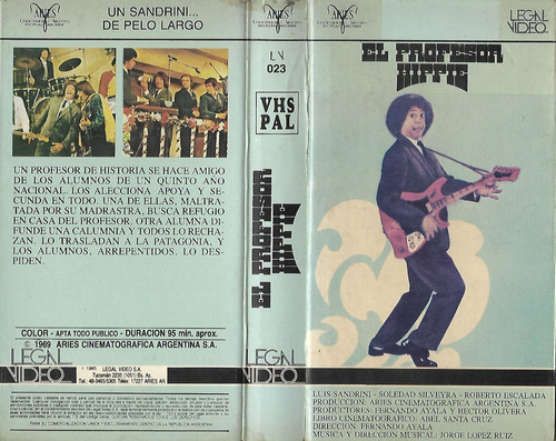 El Profesor Hippie Vhs Luis Sandrini Fernando Ayala