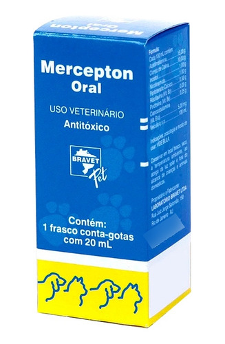 Mercepton Oral Antitóxico Bravet 20ml