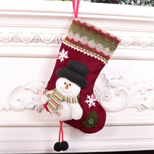 Calcetines Navideños Para Niños Con Forma De Bolso Majestuos