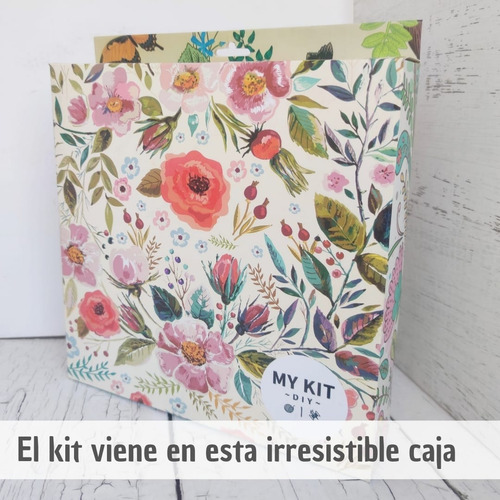 Kit De Bordado Pájaro Chileno Martín Pescador