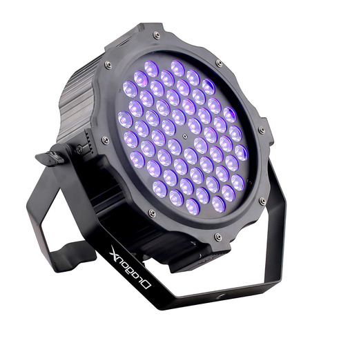 Dragonx Led Uv De Luz Negra / Profesional 54x3w Spotlight Su