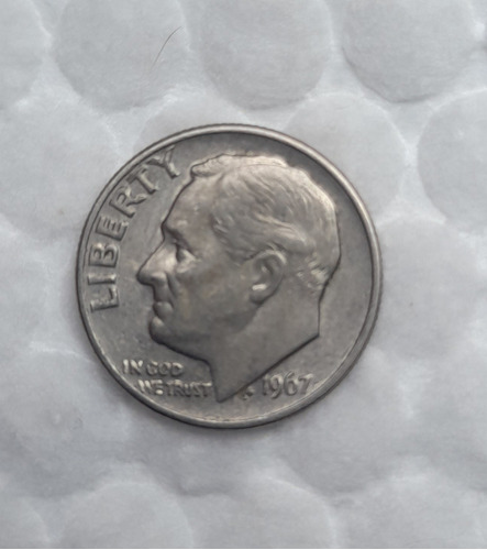 Moneda One Dime 1967