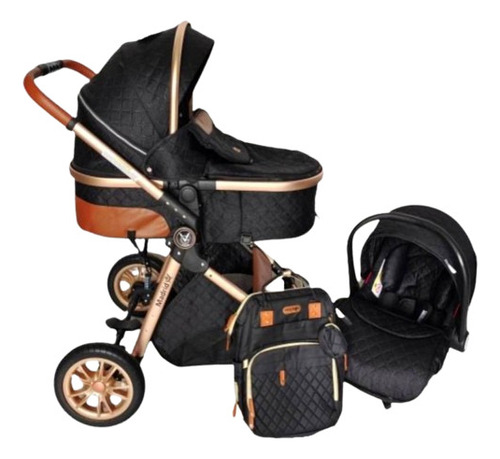 Coche Moises Infantil Con Portabebe Travel Sistem Molina