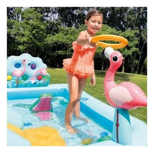 Piscina Inflável Playground Aventura Na Floresta 493l Intex