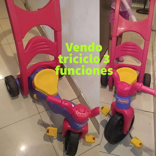 Trisciclo Fisher Price  3 En 1