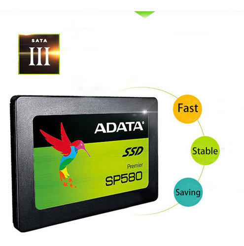 Unidade Sólida Adata, Disco Rígido Sata Iii Ssd De 120gb De