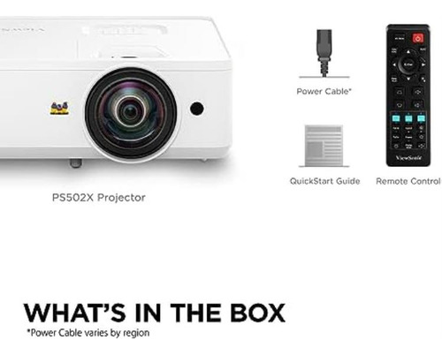 Proyector Viewsonic Ps502x De 4000 Lúmenes Xga Hdmi De Corto