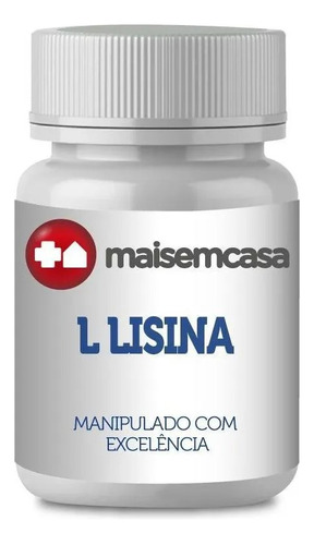 Lisina- L Hcl 500mg 60 Cápsulas