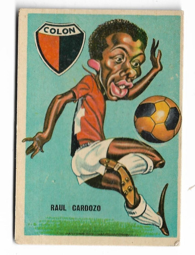 Figurita Colon Tarjeton Futbol Sport 1967 N° 95 Cardozo