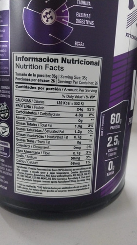 Imagen 2 de 5 de Best Whey Protein Xtrenght X 2lbs Varios Sabores Aumentador