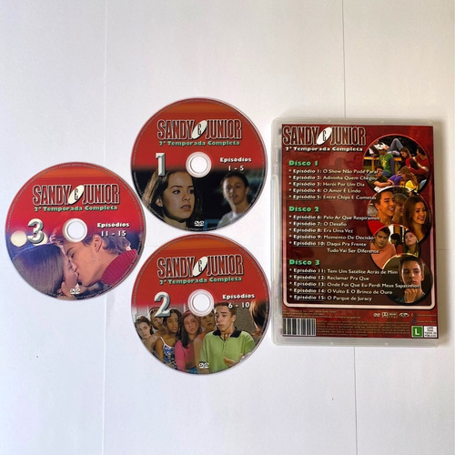 Dvd Sandy E Junior Seriado Segunda Temporada Completa