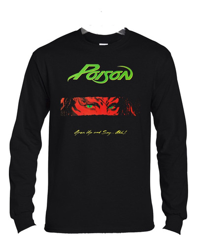 Polera Ml Poison Open Up And Say Ahhh Rock Abominatron