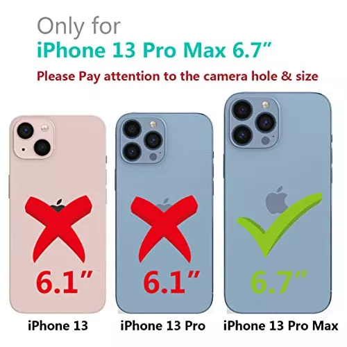  ONV Funda para iPhone 13 Pro Max de 6.7 pulgadas, funda con  cordón cruzado de flores en relieve, tarjetero de piel sintética + funda  suave para iPhone 13 Pro Max de