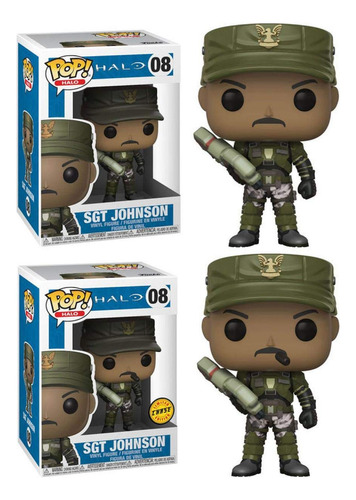 Juegos De Mayo De Funko Pop Halo Sergeant Johnson Styles