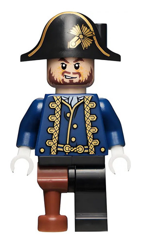 Lego Minifigura Piratas Del Caribe Héctor Barbossa