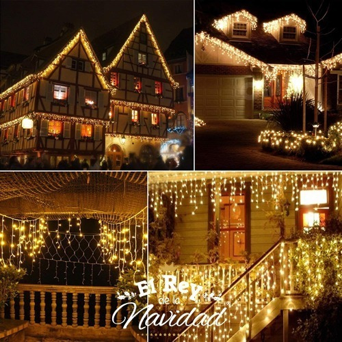 Serie Navideña Cascada 500 Leds 10 Metros Exterior Navidad