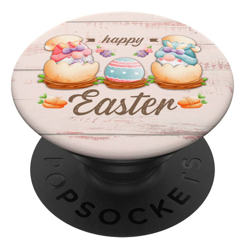 Gnomo Pascua Huevo Feliz Popsockets Intercambiabl Color Rosa