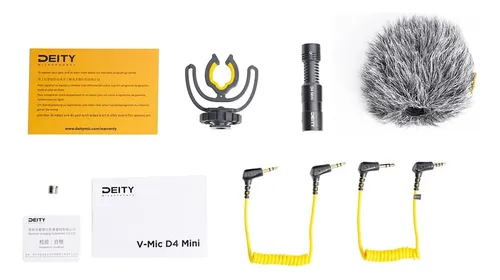 Mini Microfono Deity V-mic D4 En Camara Para Entrevista Mic