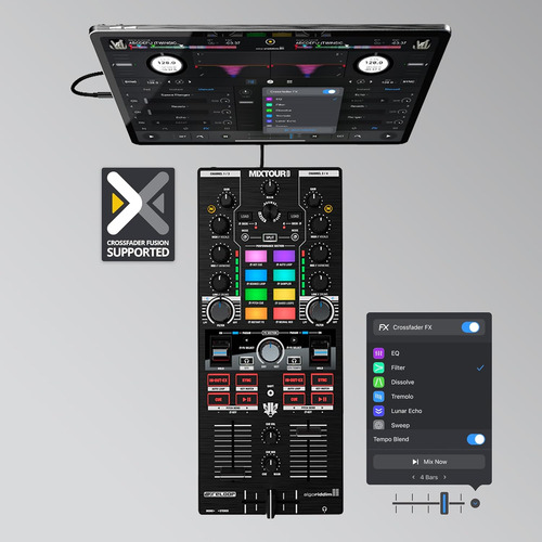 Reloop Mixtour Pro High-quality, Ultra-portable, All-in-o...