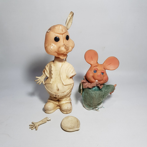 Antiguas Figuras Topo Gigio A Restaurar Detalles Mag 56979