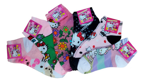 Tines Cortos Hello Kitty 3 Pares