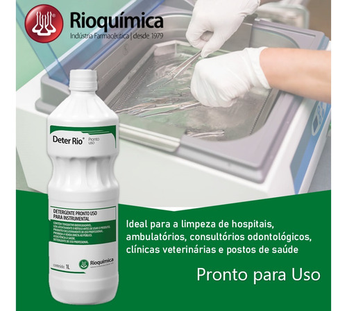 Detergente Deter Rio C/ Tensoativos Pronto Uso 1l Rioquímica