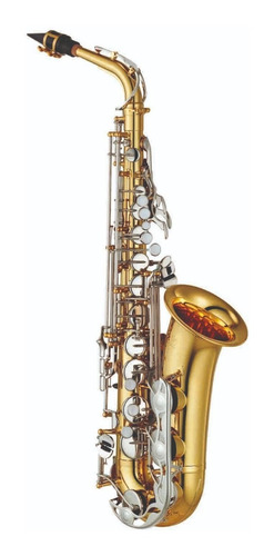 Imagen 1 de 3 de Saxofon Alto Dorado Yamaha Yas-26