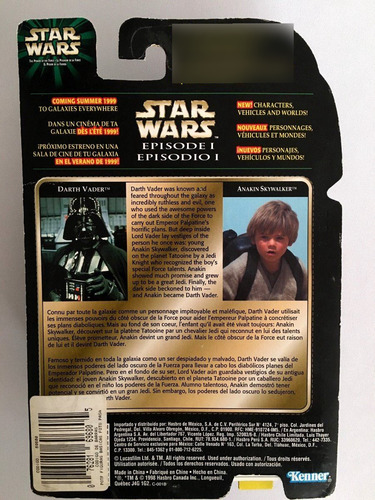 Darth Vader Flashback Star Wars The Power Of The Force 1998 (Usado)