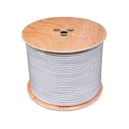 Cable Coaxial, Seven; 300 Mtrs, Color Blanco, #18