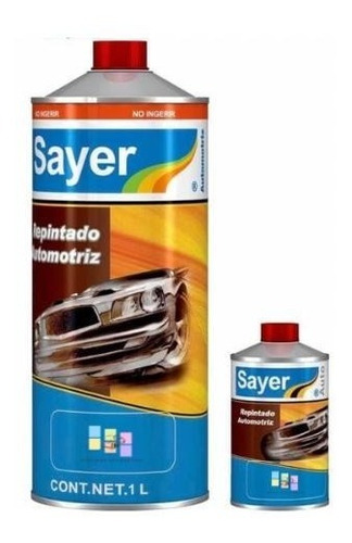 Primer Automotriz De Relleno Kit 2k Gris 1 Litro 