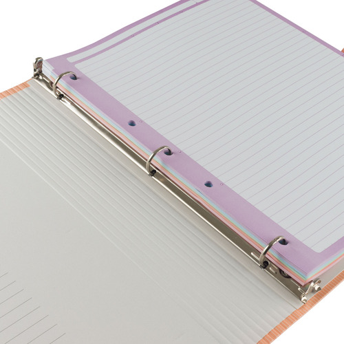 Carpeta Printaform Pastel Universitaria, 3/4'' Con 100 Hojas Durazno